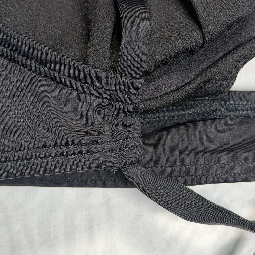 Shade & Shore Bikini Top Women's 36C Black Keyhole Removable Pads Adjustable NEW - Picture 3 of 7